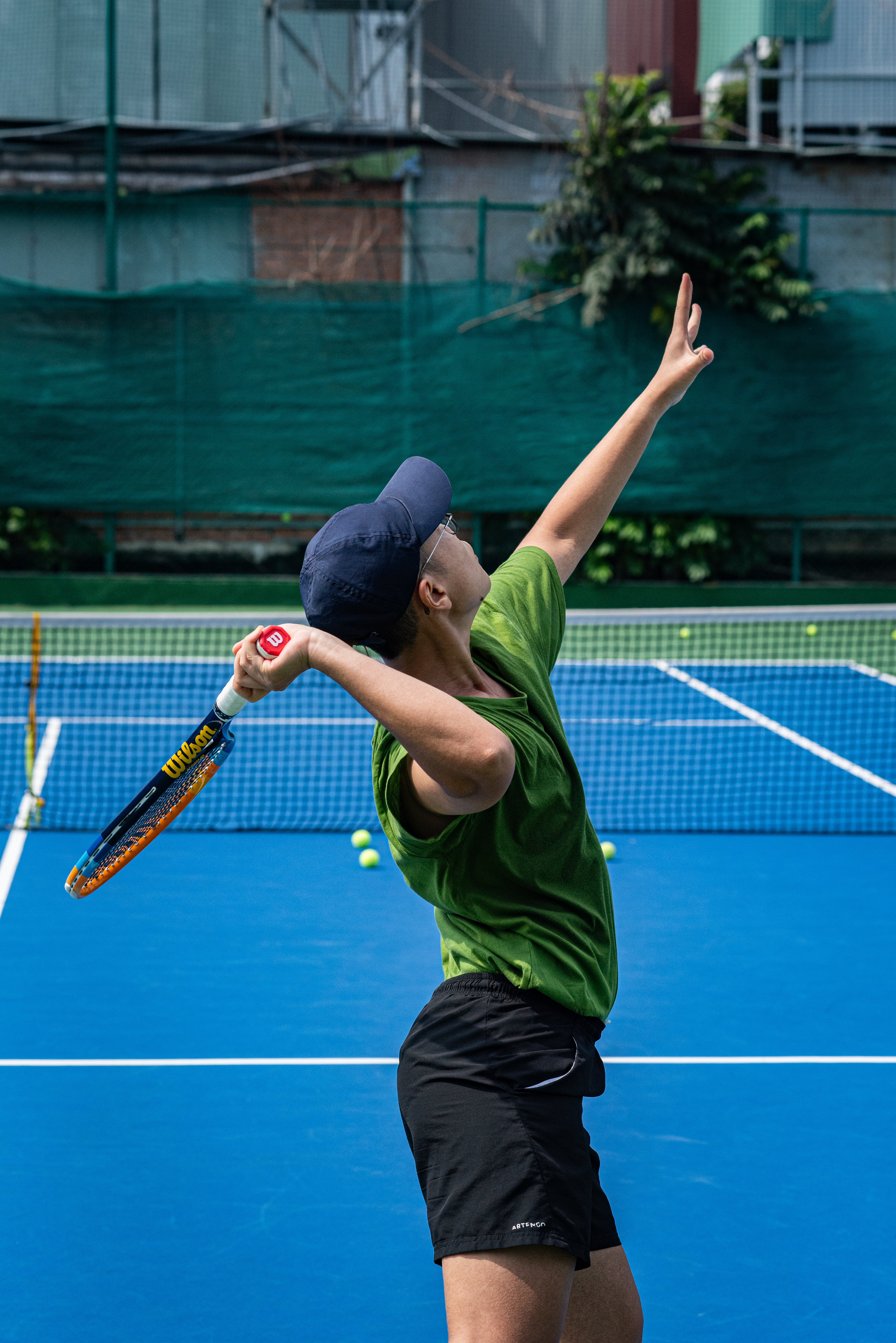 Tennis serve