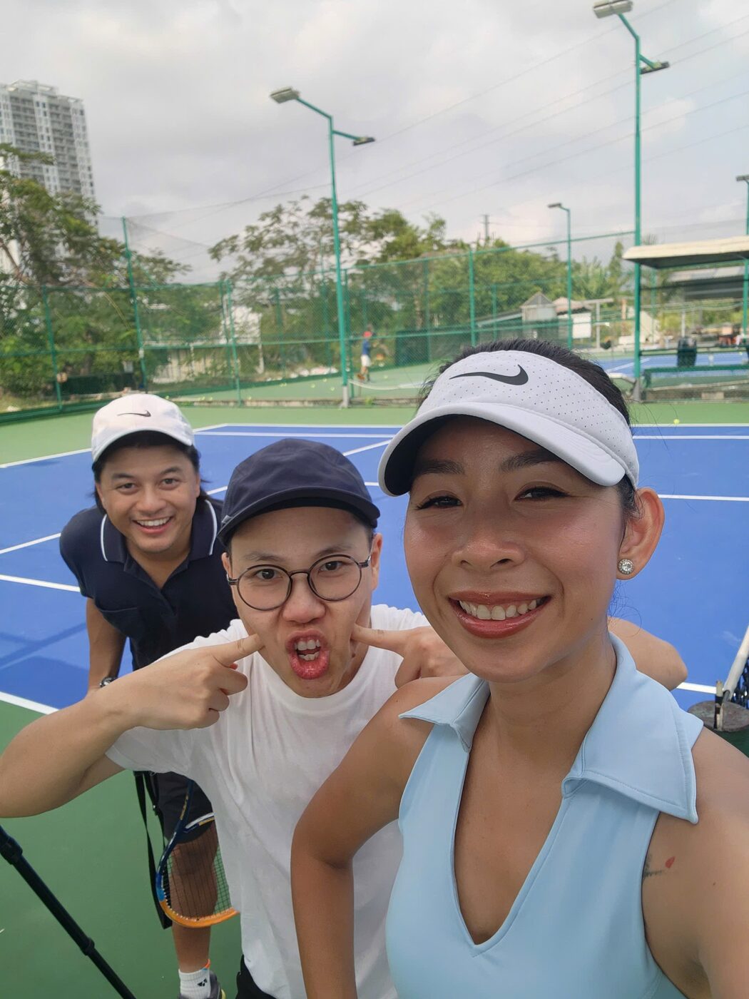 Post-game smiles