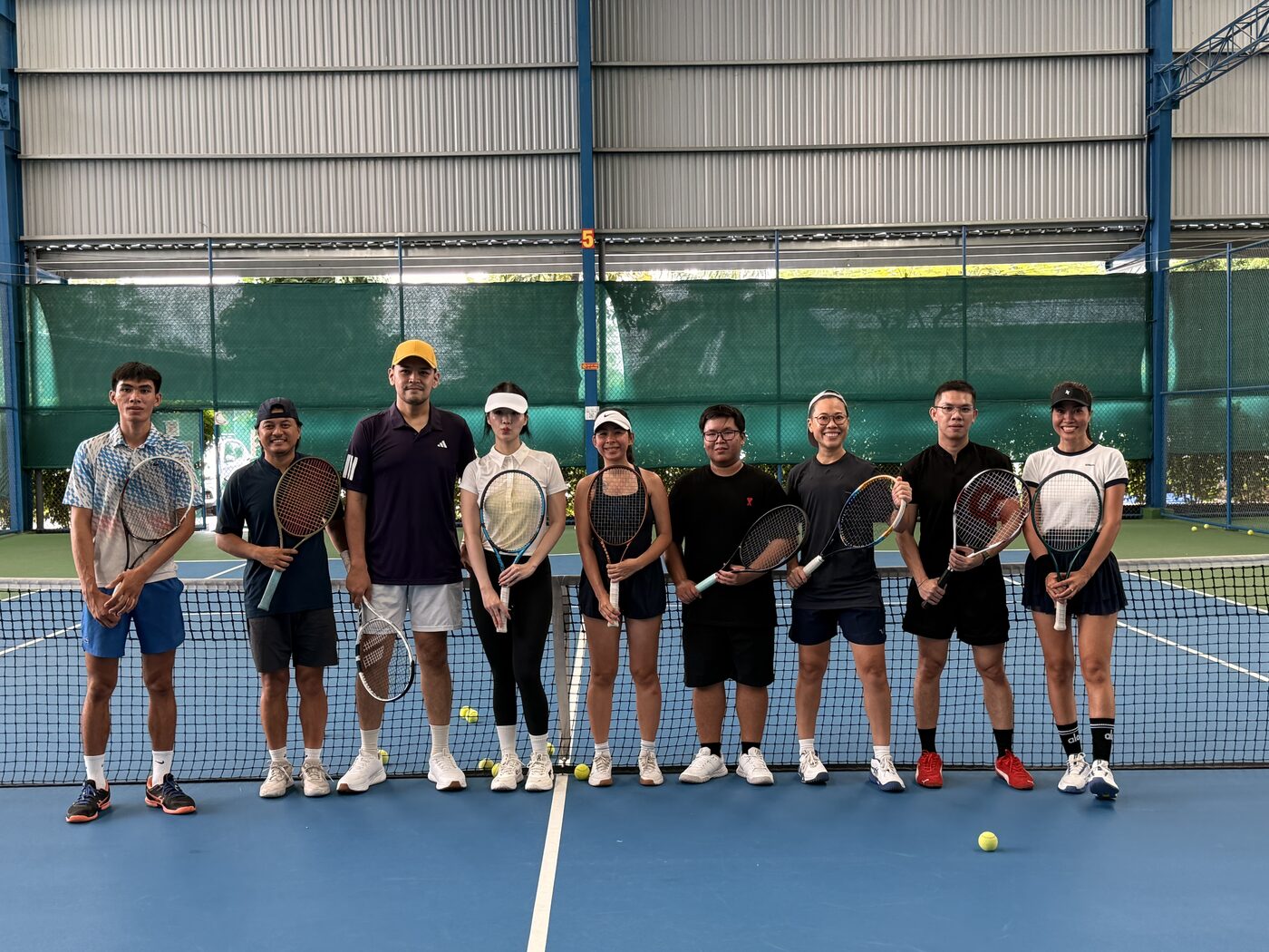 Group at the net